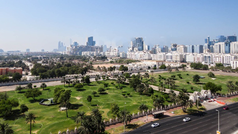 Spectacular view in Abu Dhabi